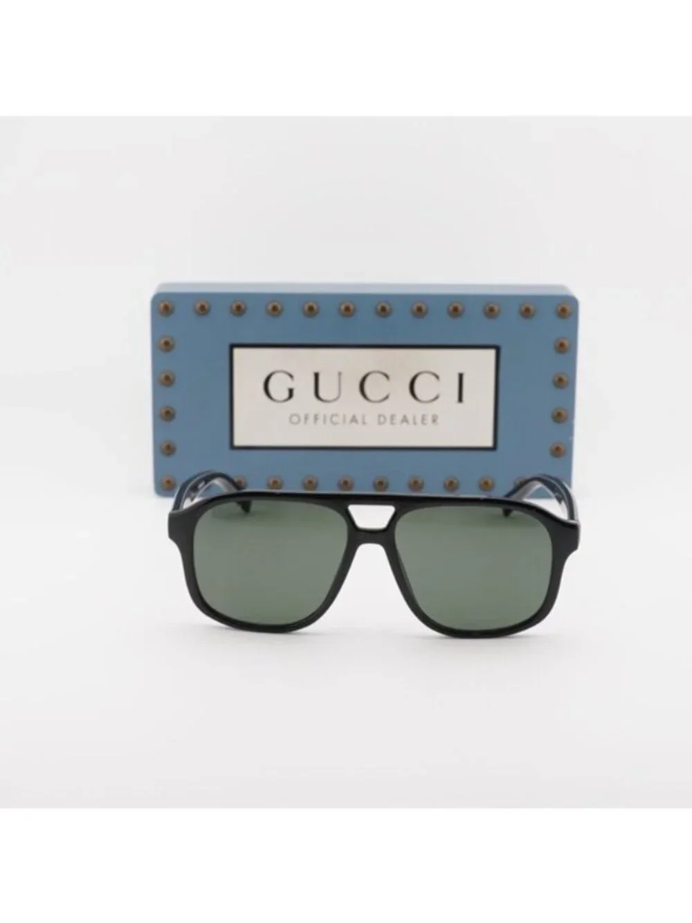 Gucci GG1856S 001 Aviator Sunglasses – Black/Grey